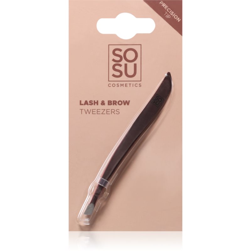 SOSU Cosmetics Lash and Brow Tweezers penseta pentru sprâncene 1 buc