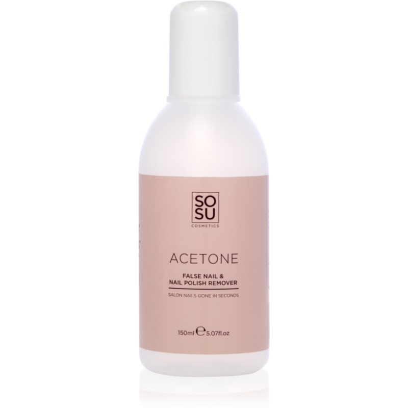 SOSU Cosmetics Gone Girl Acetone dizolvant pentru oja 150 ml