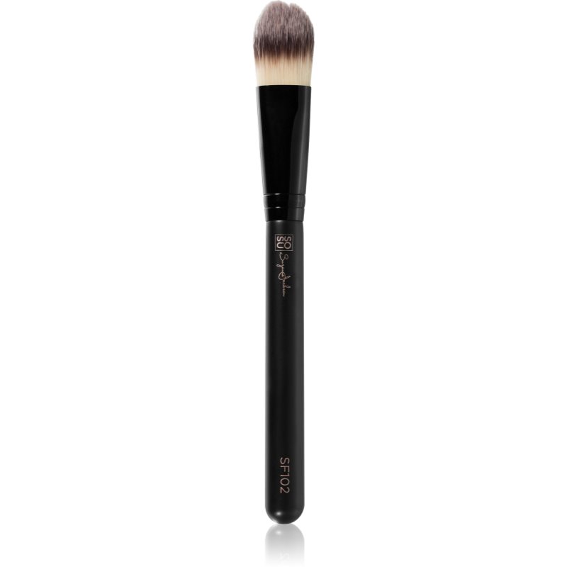 SOSU Cosmetics Brush Foundation pensula plata pentru machiaj Sf102 1 buc