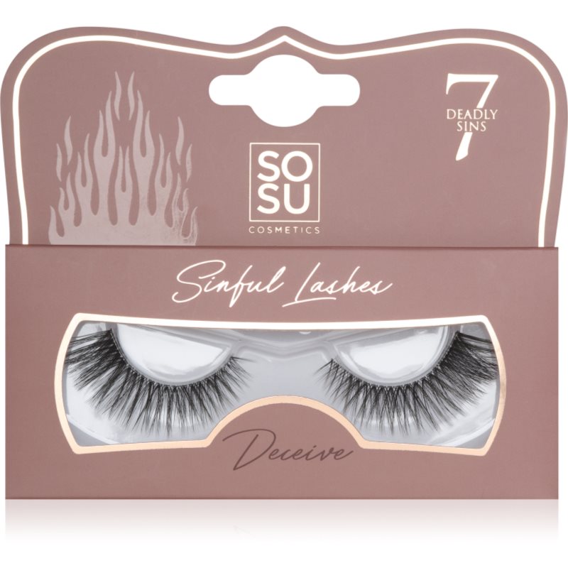 SOSU Cosmetics Deadly Sins Lashes gene false Deceive 1 buc