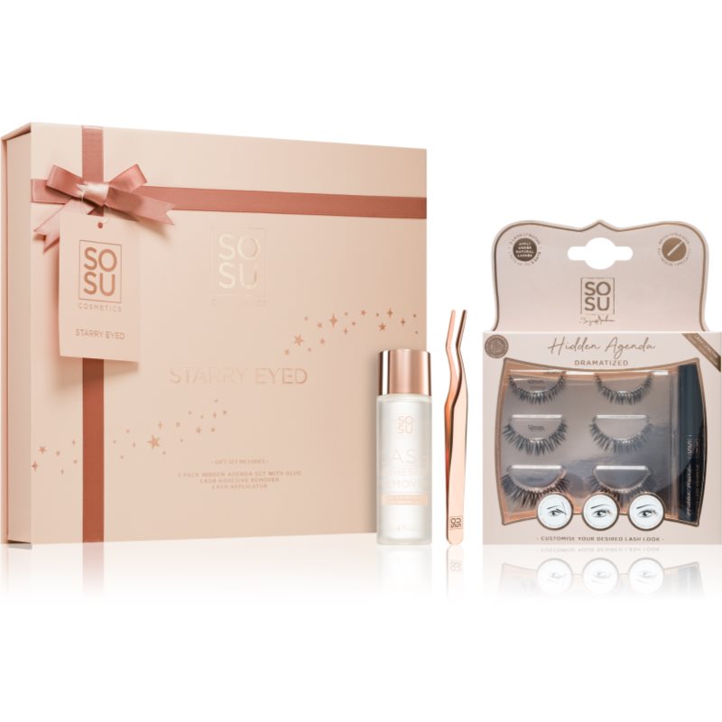 SOSU Cosmetics Starry Eyed set cadou (pentru gene)