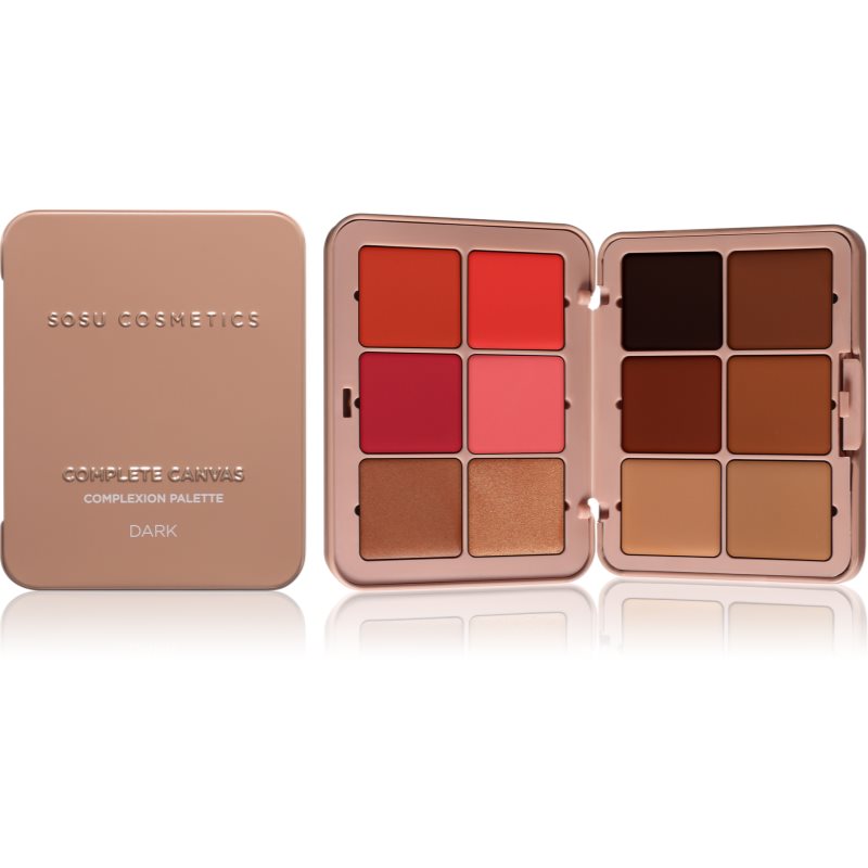 SOSU Cosmetics Complete Canvas Complexion Palette paleta pentru fata multifunctionala faciale culoare 26.4 g