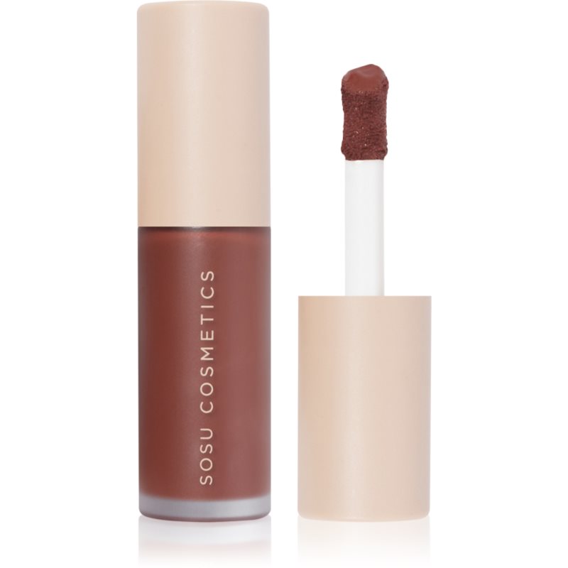 SOSU Cosmetics Liquid Blush fard de obraz lichid culoare Toasted Cherry 9 ml SOSU Cosmetics Liquid Blush fard de obraz lichid culoare Toasted Cherry 9 ml