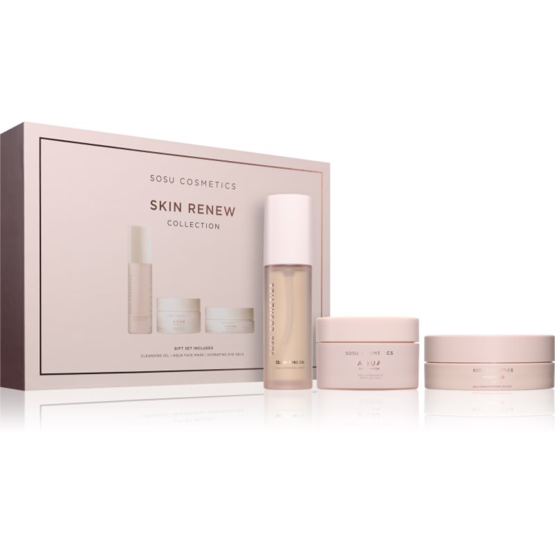 SOSU Cosmetics Skin Renew Collection set pentru îngrijirea tenului 3 buc