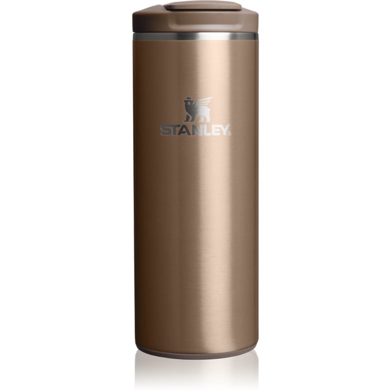 Stanley Transit Fliptop Mug cană termoizolantă mic Pale Gold Shine 350 ml