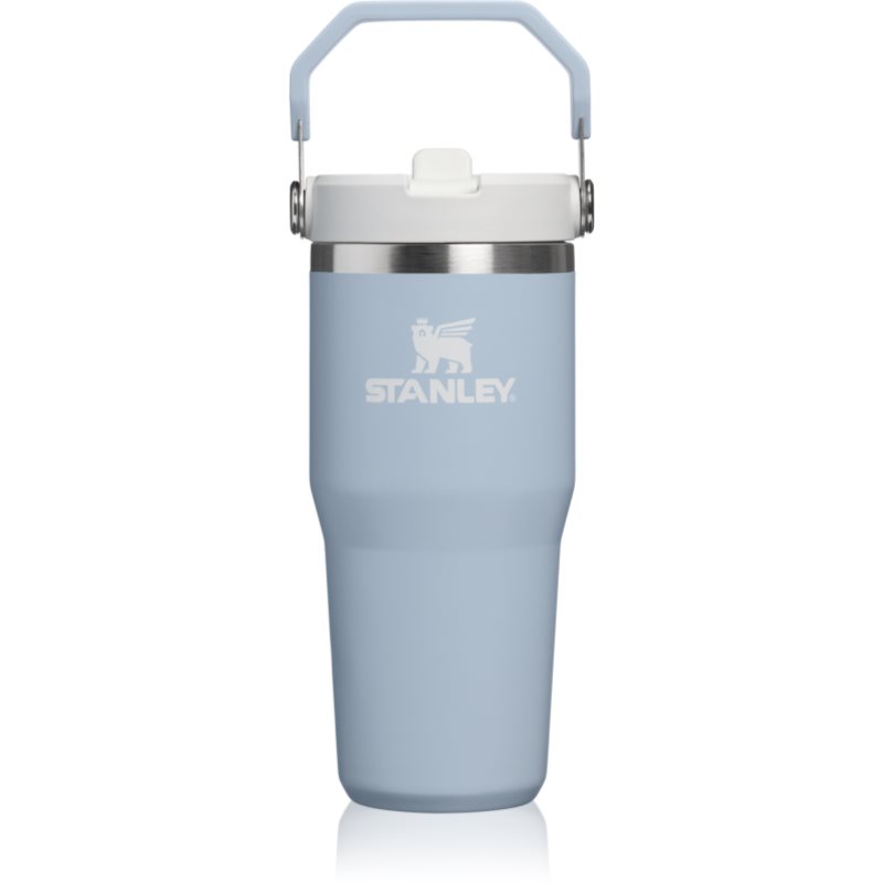 Stanley Quencher H2.O FlowState™ Tumbler pahar din oțel inoxidabil cu pai mic blue dream stone 1 buc
