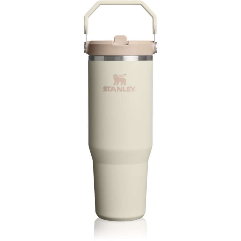Stanley IceFlow™ Flip Straw 2.0 Tumbler sticlă termos din oțel inoxidabil Cream 890 ml