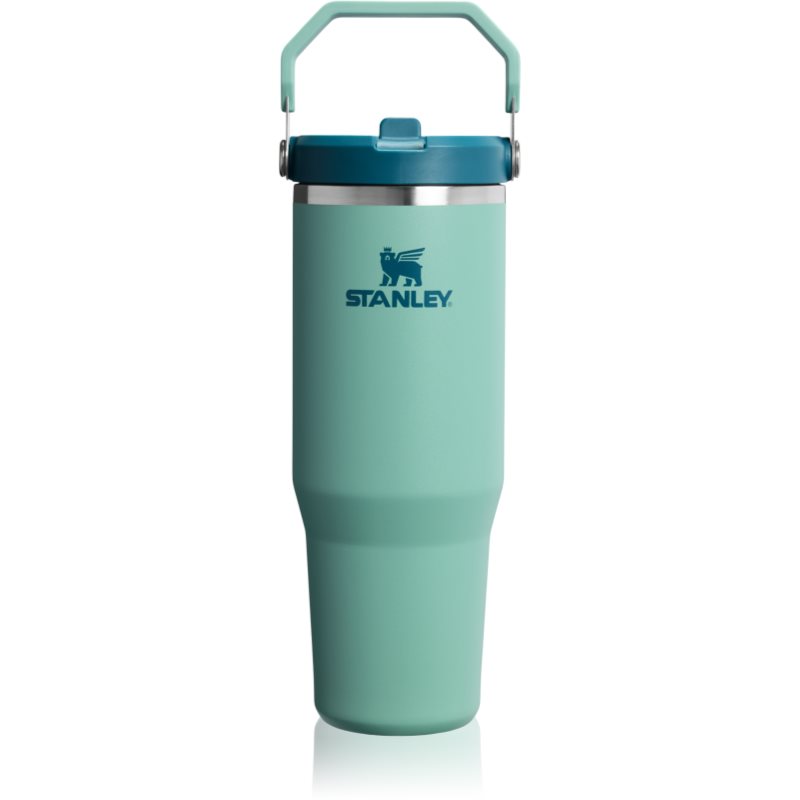 Stanley IceFlow™ Flip Straw 2.0 Tumbler sticlă termos din oțel inoxidabil Spring Green 890 ml