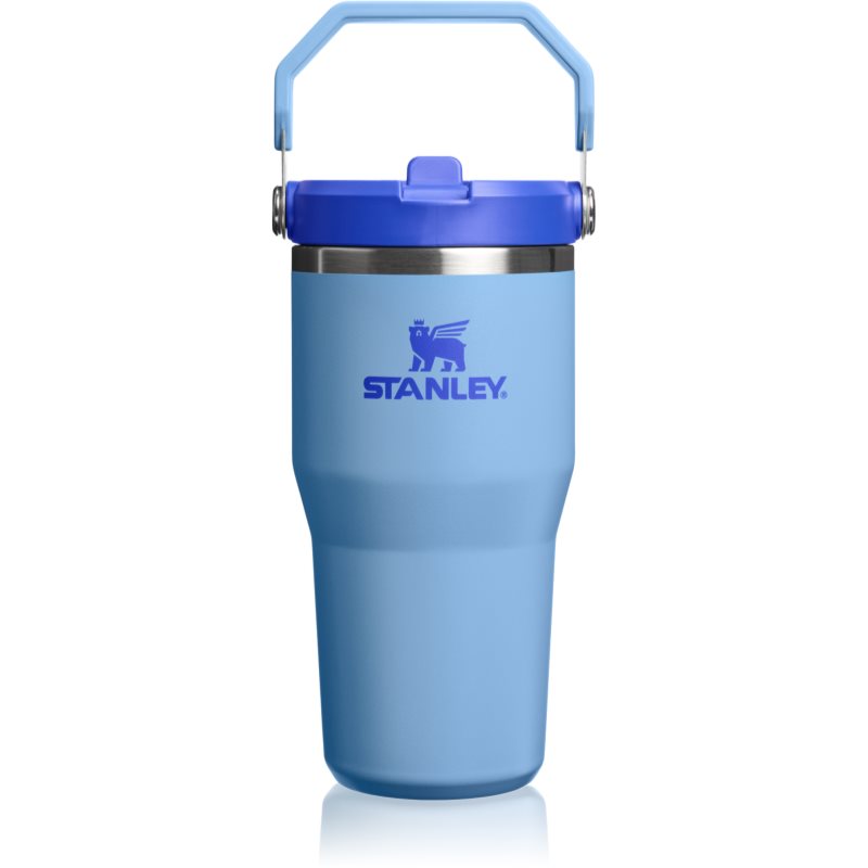 Stanley IceFlow™ Flip Straw 2.0 Tumbler sticlă termos din oțel inoxidabil Blue Sky 590 ml
