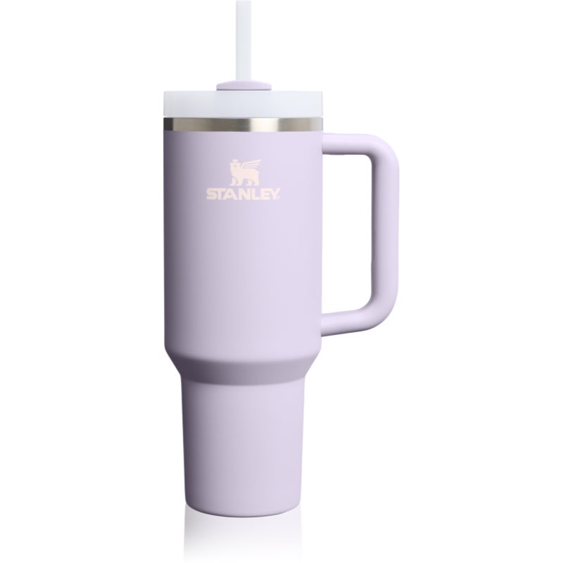 Stanley Quencher H2.O FlowState™ Tumbler pahar din oțel inoxidabil cu pai mare Purple Dust 1180 ml