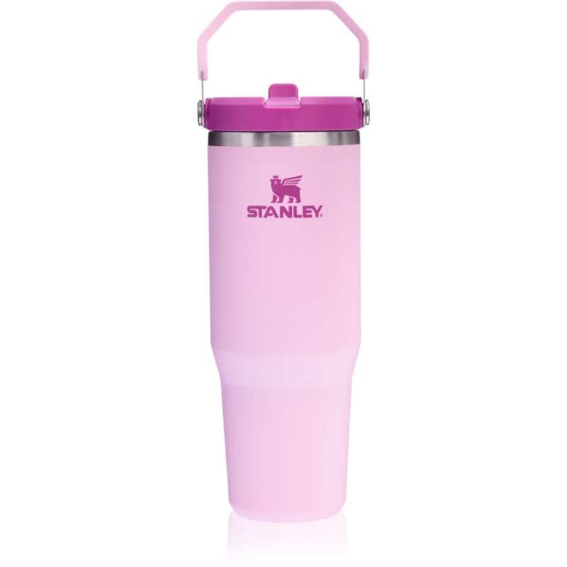 Stanley IceFlow™ Flip Straw Tumbler sticlă inoxidabilă pentru apă Cherry Blossom 890 ml