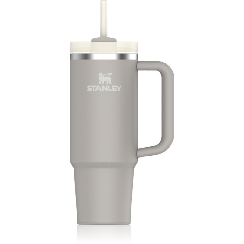 Stanley Quencher H2.O FlowState™ Tumbler pahar din oțel inoxidabil cu pai Ash 890 ml
