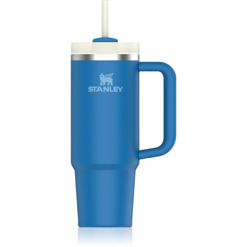 Stanley Quencher H2.O FlowState™ Tumbler pahar din oțel inoxidabil cu pai Azure 890 ml