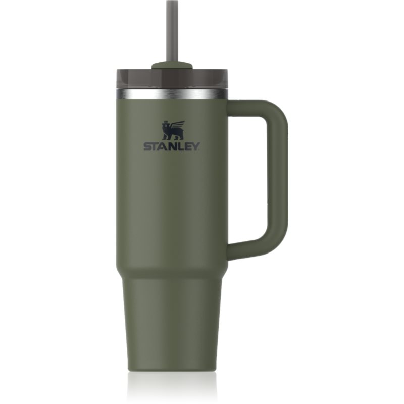 Stanley Quencher H2.O FlowState™ Tumbler pahar din oțel inoxidabil cu pai Dried Pine 890 ml