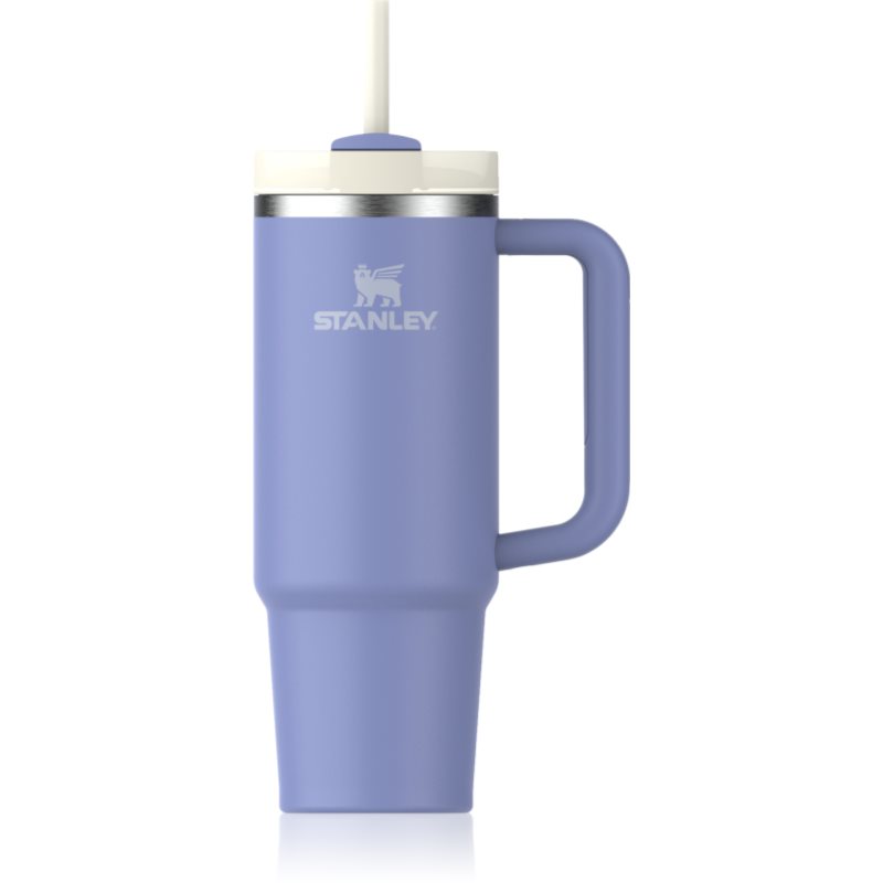 Stanley Quencher H2.O FlowState™ Tumbler pahar din oțel inoxidabil cu pai Hydrangea 890 ml