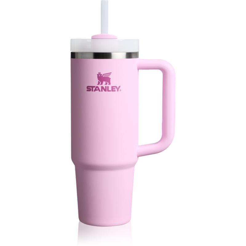 Stanley Quencher H2.O FlowState™ Tumbler pahar din oțel inoxidabil cu pai medium Cherry Blossom 890 ml