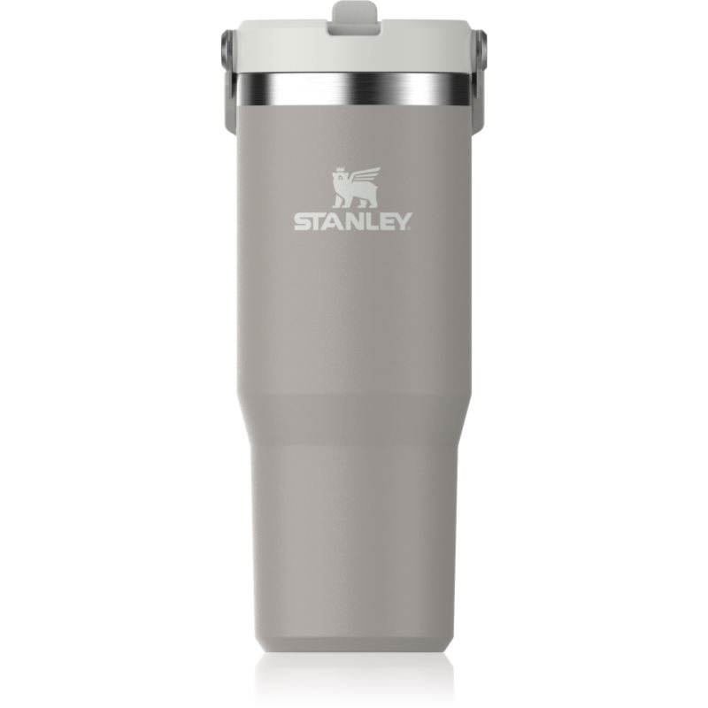 Stanley IceFlow™ Flip Straw Tumbler sticlă inoxidabilă pentru apă Ash 890 ml