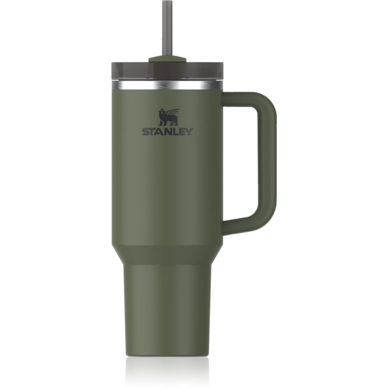 Stanley Quencher H2.O FlowState™ Tumbler pahar din oțel inoxidabil cu pai Dried Pine 1180 ml