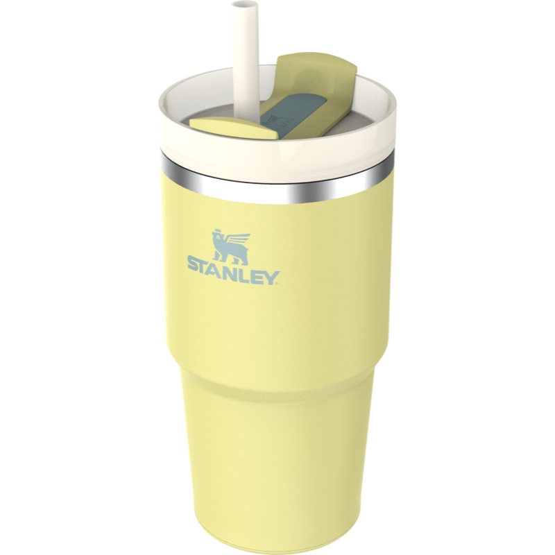 Stanley Quencher H2.O FlowState™ Tumbler pahar din oțel inoxidabil cu pai Pomelo 590 ml