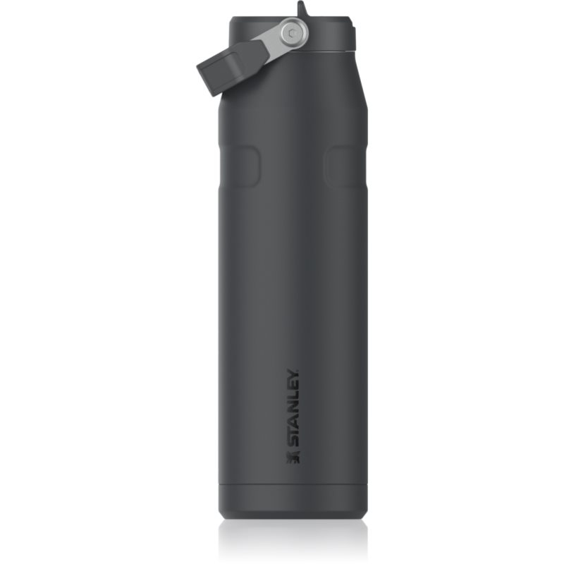 Stanley IceFlow™ Flip Straw Bottle sticlă inoxidabilă pentru apă cu pai Black 2.0 1060 ml
