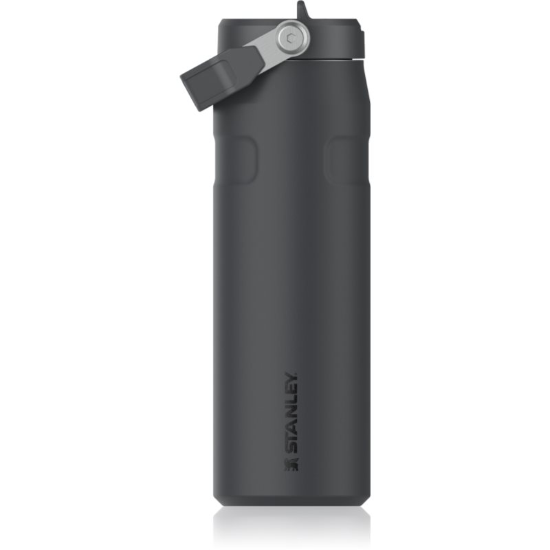 Stanley IceFlow™ Flip Straw 2.0 Bottle sticlă inoxidabilă pentru apă Black 2.0 710 ml