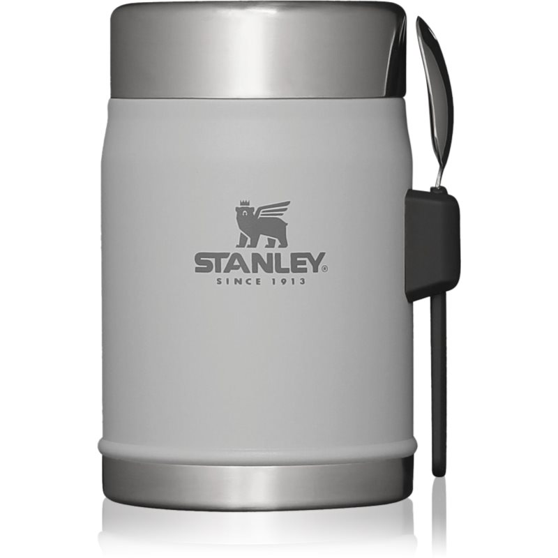 Stanley The Legendary Food Jar + Spork cutie pentru alimente cu furculiță Ash 400 ml