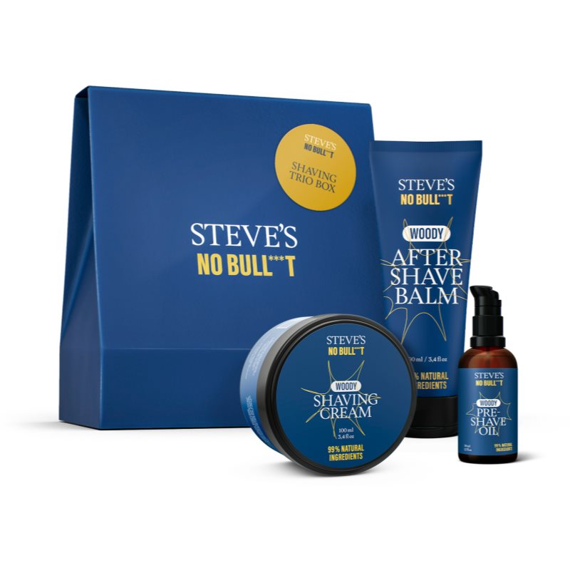 Steve\'s No Bull***t Shaving Trio set cadou pentru ras