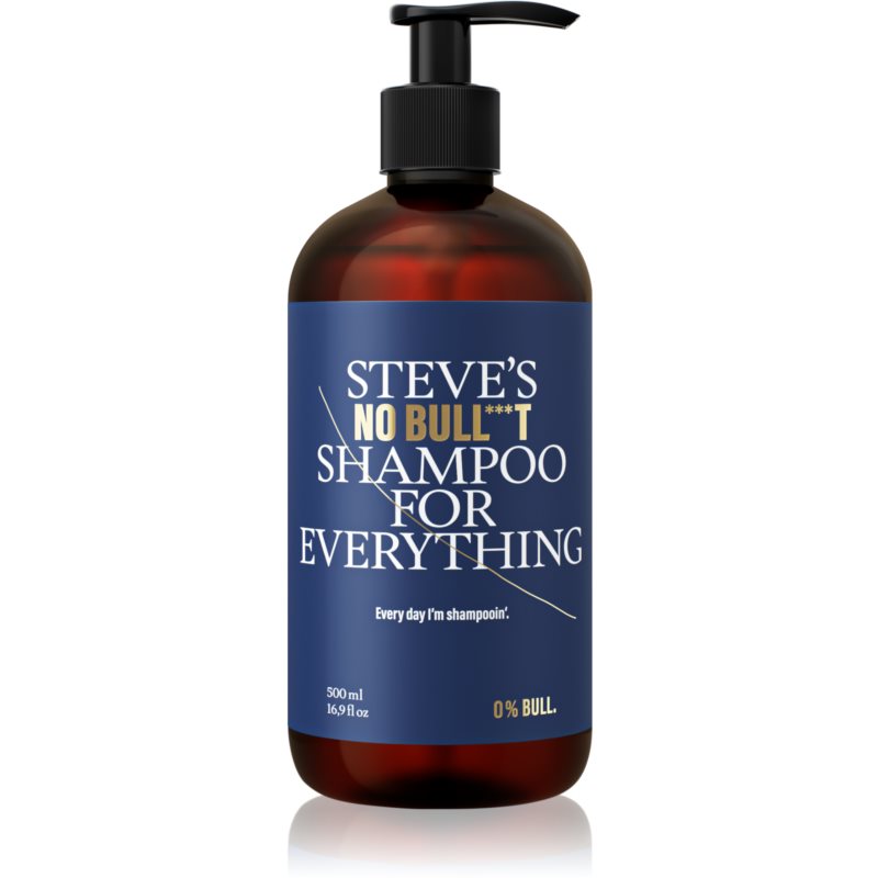 Steve's No Bull***t Shampoo For Everything șampon pentru păr și barbă 500 ml