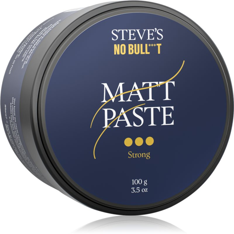 Steve\'s Hair Paste Strong pasta pentru styling mata Sandalwood 100 g