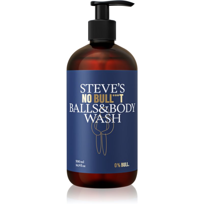 Steve's No Bull***t Balls and Body Wash Gel de duș energizant 500 ml