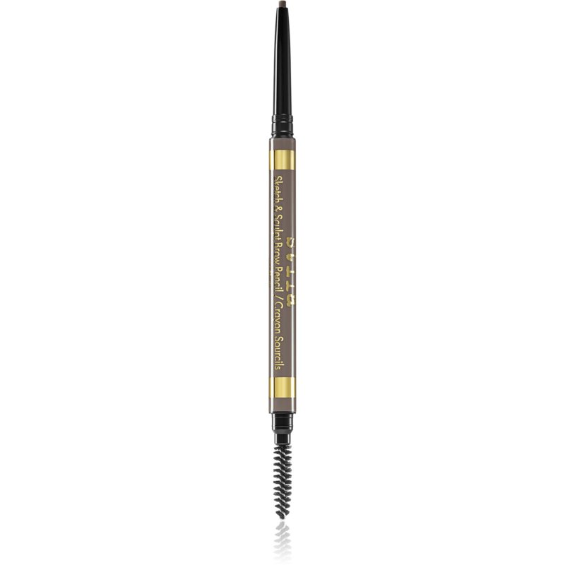 Stila Cosmetics Sketch & Sculpt creion pentru sprancene cu pensula Medium 0,04 g