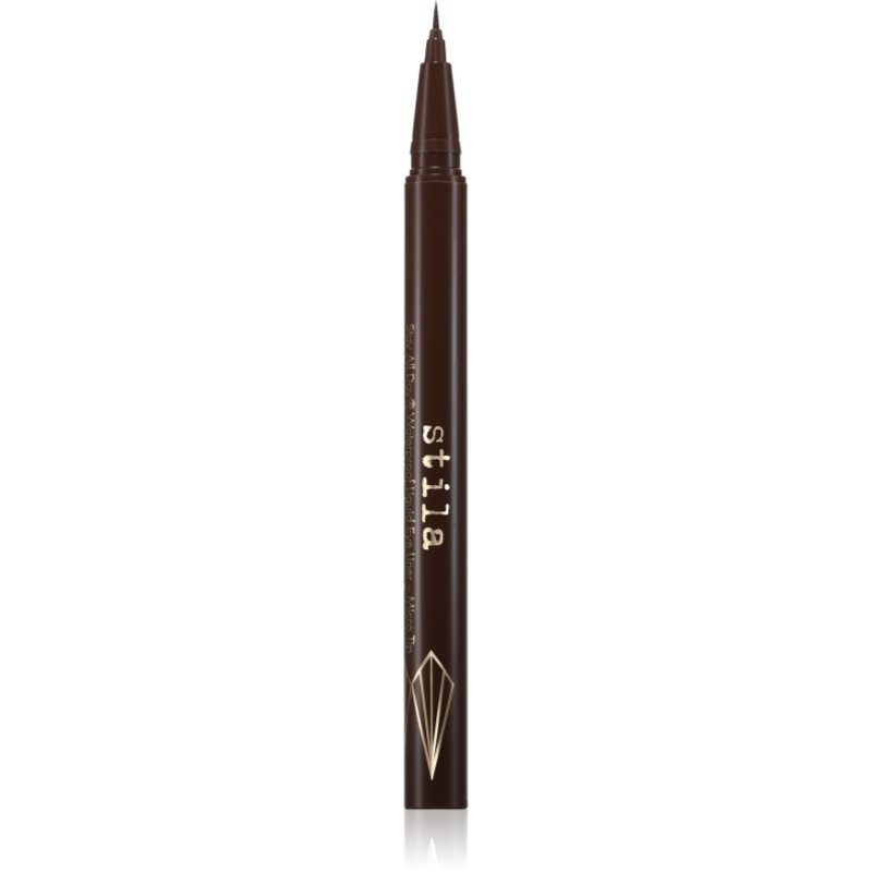 Stila Cosmetics Stay All Day Micro Tip eyeliner rezistent la apă culoare Dark Brown 0.5 ml