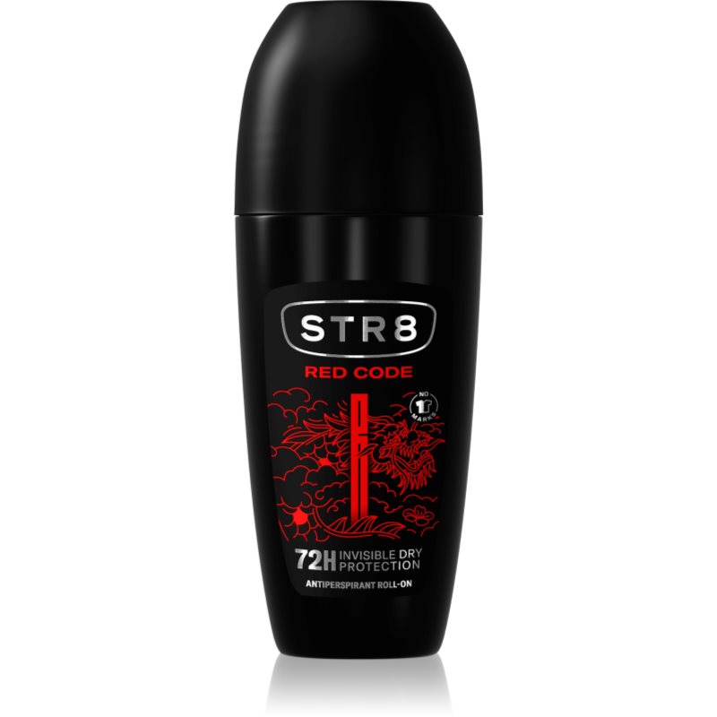 STR8 Red Code Antiperspirant antiperspirant roll-on pentru bărbați 50 ml