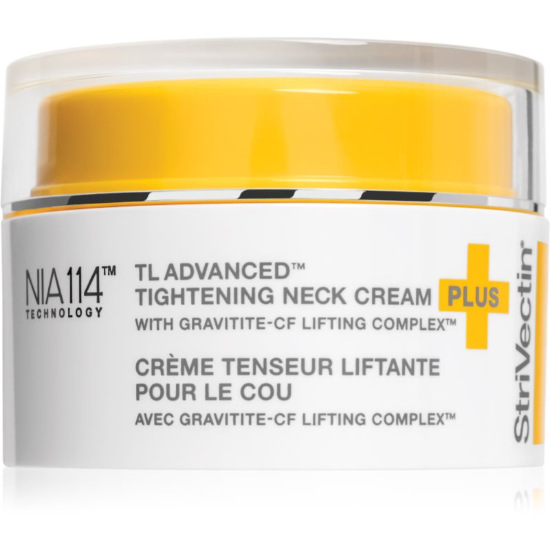 Strivectin Tighten & Lift Tl Advanced Tightening Neck Cream Plus Crema Lifting Pentru Fermitate Pentru Gat Si Decolteu 30 Ml