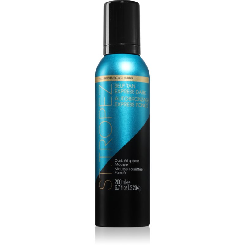 St.Tropez Self Tan Express Dark Whipped Mousse spuma bronzare de rapida 200 ml