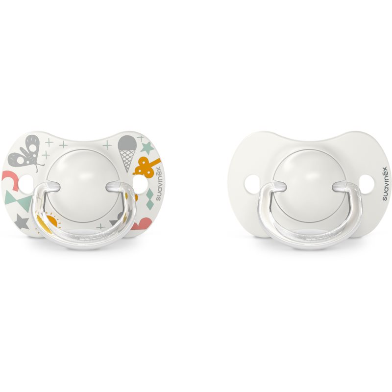 Suavinex Walk 0-6 m Schnuller Cream 2 St.