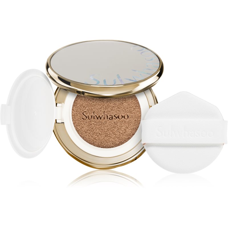 Sulwhasoo Perfecting Cushion burete cu machiaj de lungă durată SPF 50+ + refill culoare 23N1 Sand 2x15 g