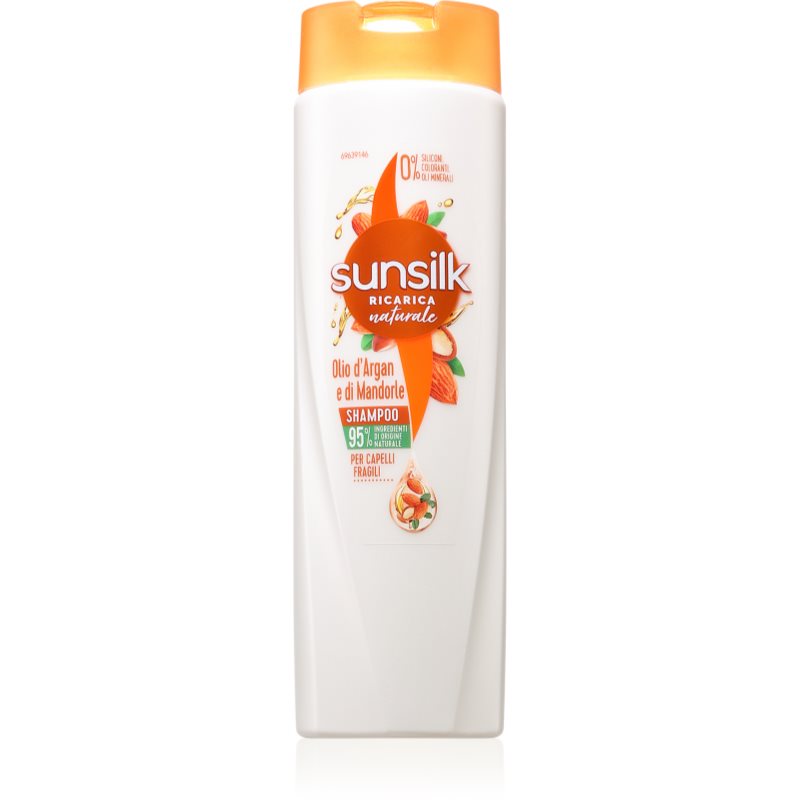 Sunsilk Argan & Almond Oil sampon cu argan împotriva părului fragil 250 ml