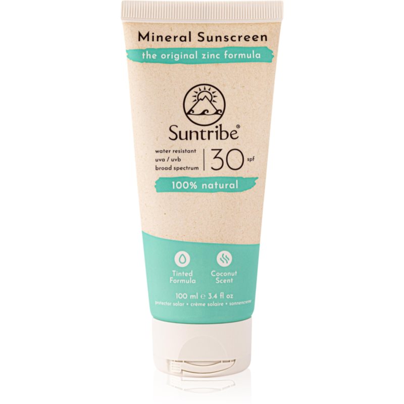 Suntribe Mineral Sunscreen cremă pentru plaja cu minerale SPF 30 100 ml