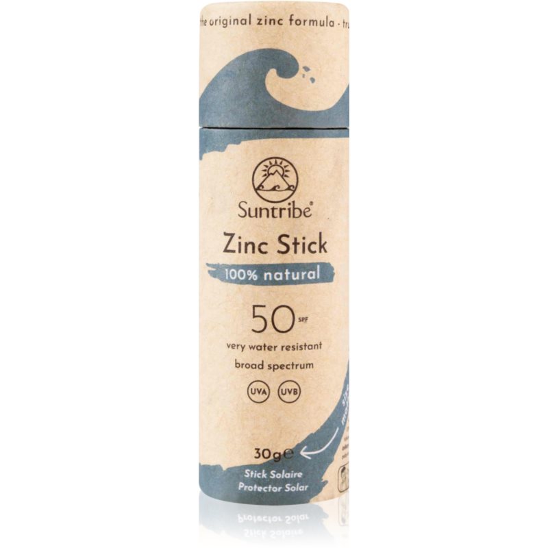 Suntribe Sports Zinc Stick baton de protecție minerală pe zonele sensibile SPF 30 Ocean Blue 30 g