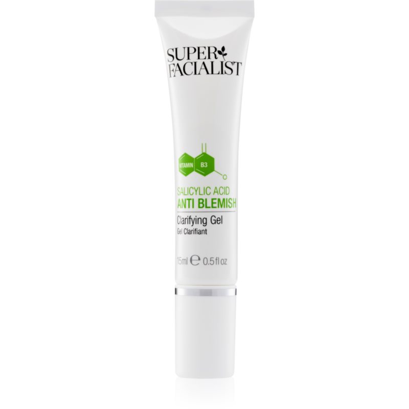 Super Facialist Salicylic Acid Anti Blemish gel topic pentru acnee impotriva imperfectiunilor pielii 15 ml Super Facialist Salicylic Acid Anti Blemish gel topic pentru acnee impotriva imperfectiunilor pielii 15 ml