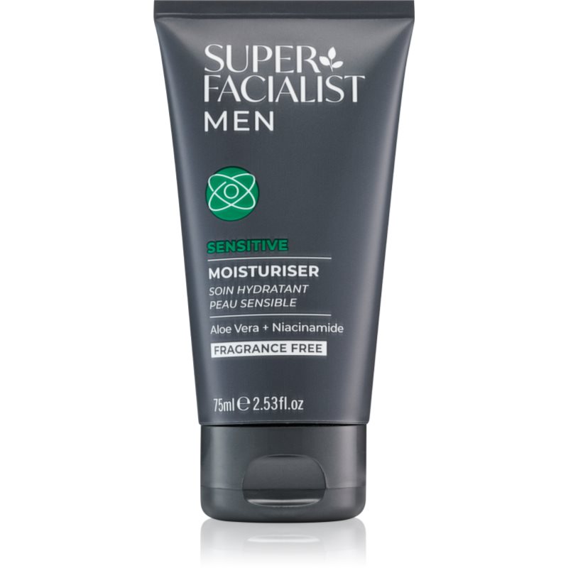 Super Facialist For Men Sensitive cremă hidratantă pentru piele sensibilă pentru bărbați 75 ml Super Facialist For Men Sensitive cremă hidratantă pentru piele sensibilă pentru bărbați 75 ml