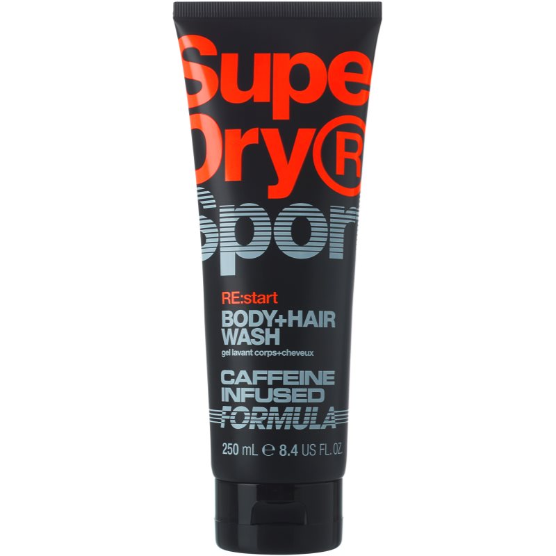 Superdry RE:start gel de dus pentru corp si par pentru bărbați 250 ml