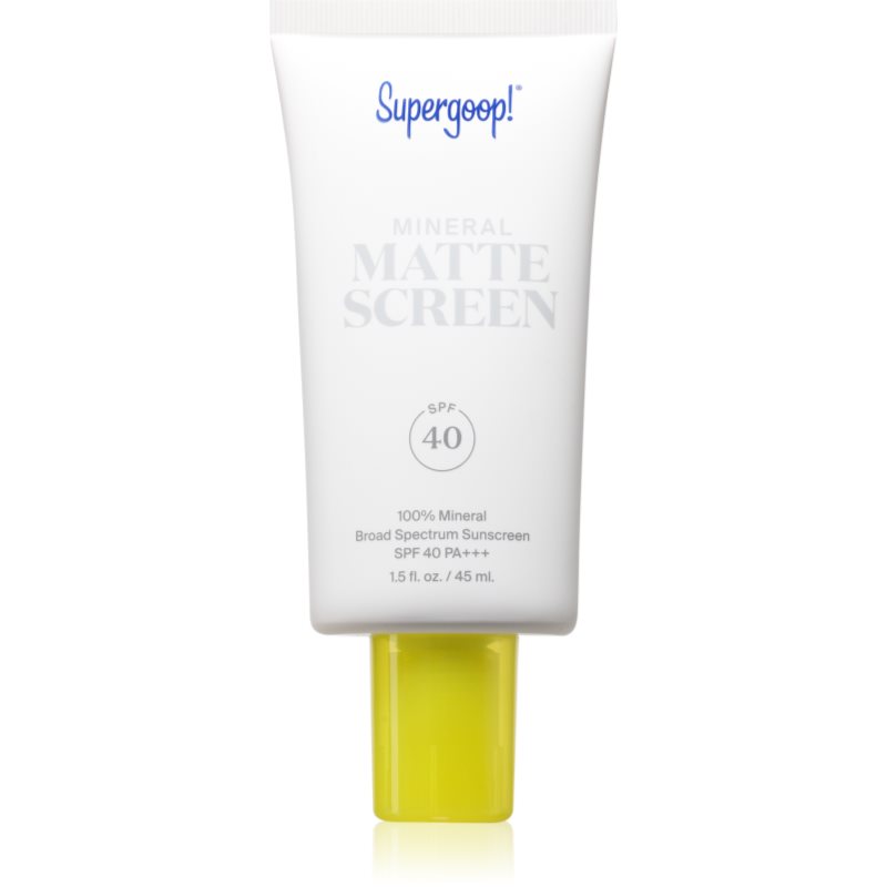 Supergoop! Mattescreen creama minerala SPF 40 45 ml Supergoop! Mattescreen creama minerala SPF 40 45 ml