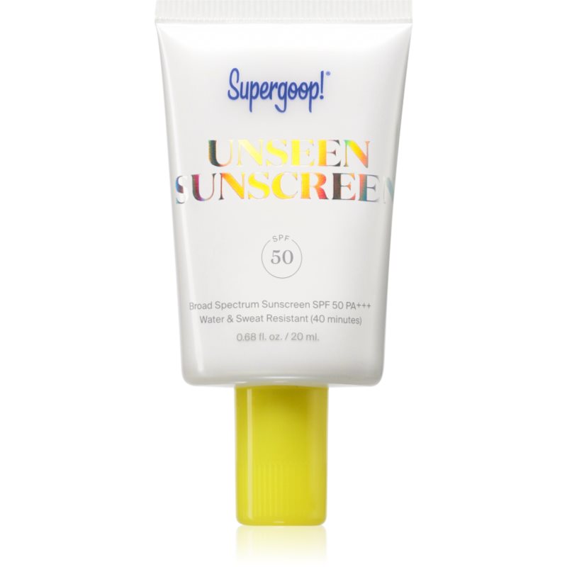 Supergoop! Unseen Sunscreen cremă pentru plaja SPF 50 20 ml Supergoop! Unseen Sunscreen cremă pentru plaja SPF 50 20 ml