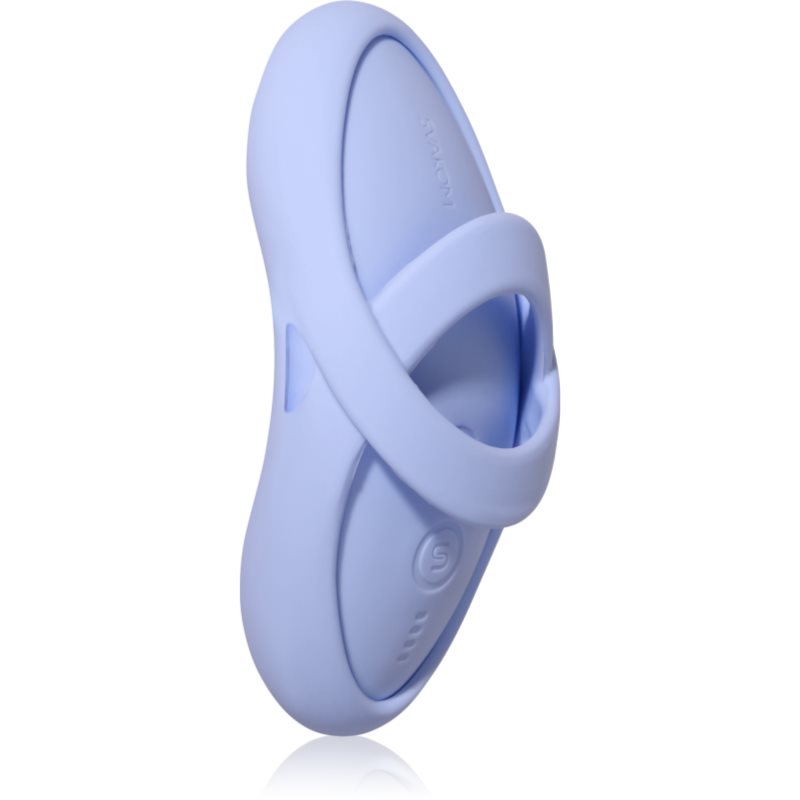 Svakom Echo 2 Flexible Finger Vibrator stimulator pentru clitoris Blue 9.1 cm