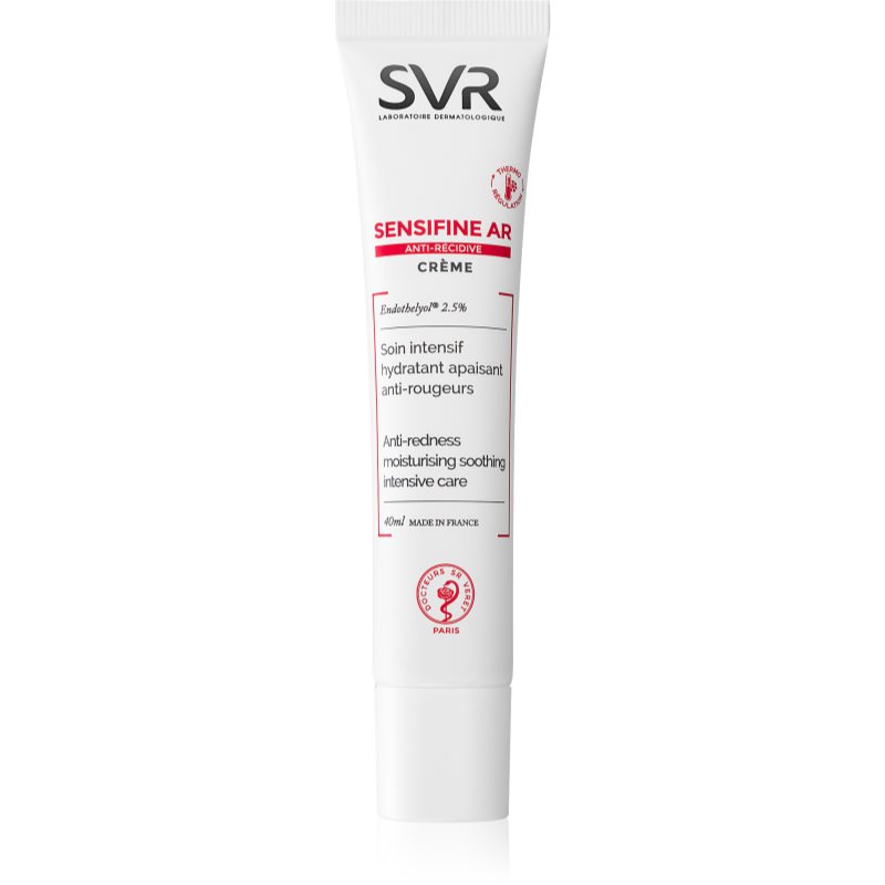 SVR Sensifine AR cremă intens hidratantă impotriva rosetii si a vizibilitatii venelor 40 ml