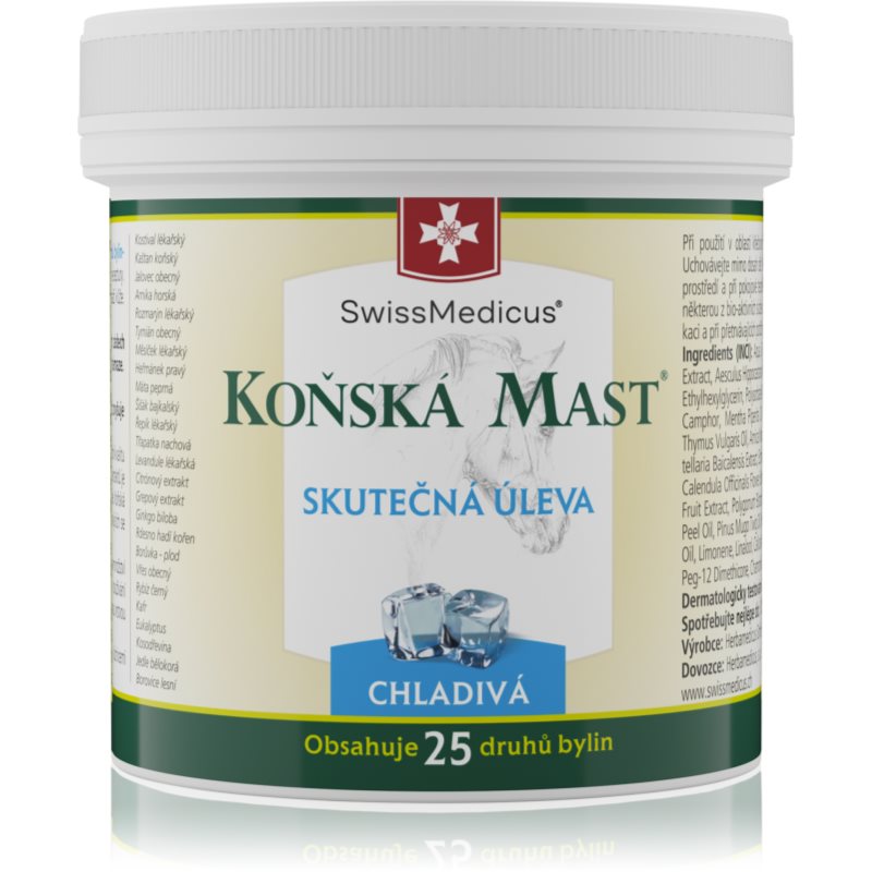 SwissMedicus Koňská mást chladivá unguent cu efect racoritor 250 ml
