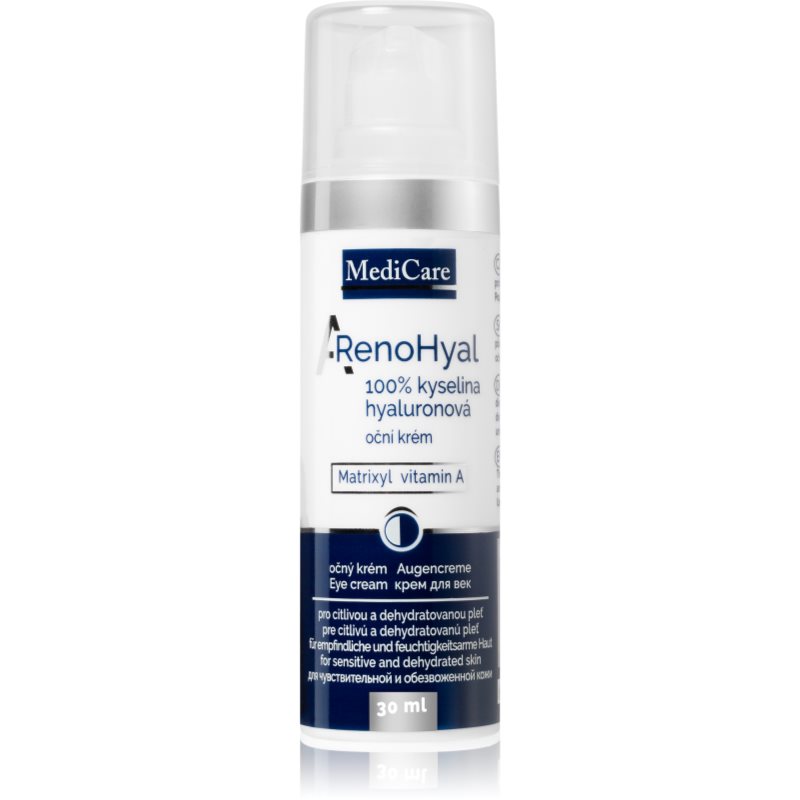 Syncare Medicare Renohyal 100% hyaluronic acid crema de ochi pentru ten uscat și sensibil