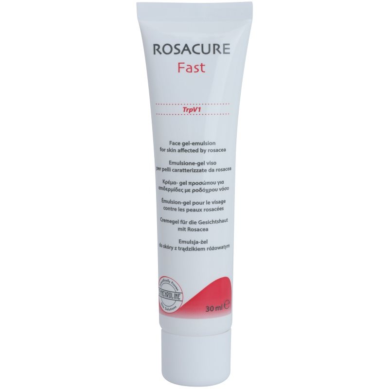 Synchroline Rosacure Fast emulsie-gel pentru piele sensibila cu tendinte de inrosire 30 ml